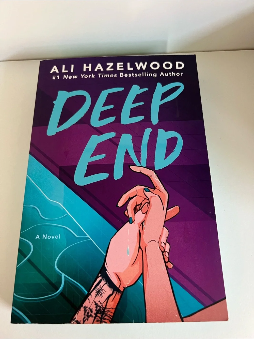 Deep End Paperback Book - Purple/Turquoise Cover